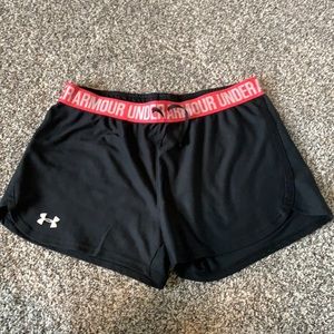 Black under armor shorts
